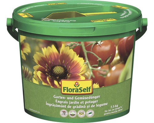 Gartendünger und Gemüsedünger FloraSelf 7,5 kg Gartendünger und Gemüsedünger FloraSelf 7,5 kg