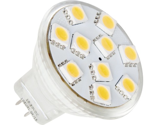 LED Reflektorlampe MR11 dimmbar GU4/1,7W 165 lm 3000 K warmweiß SMD-Spot 10er-0