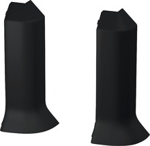Außenecken für Hartschaum-Sockelleiste 60 mm schwarz-thumb-0