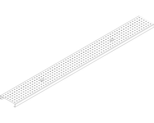 Hauraton Dachfix Resist 115 Lochrost Edelstahl 1000 mm x 108 mm x 20 mm