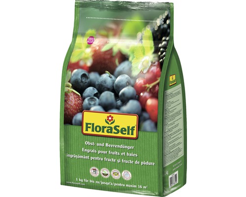 FloraSelf Obst- und Beerendünger in einer 1-Kilogramm-Packung