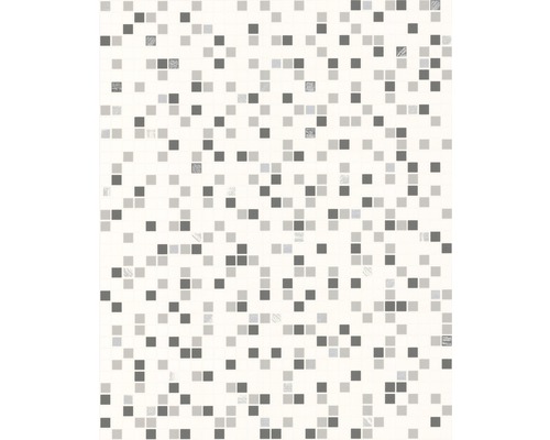 Papiertapete 19167 Modern Living CheckerSchwarz Muster aus Mosaikfliesen