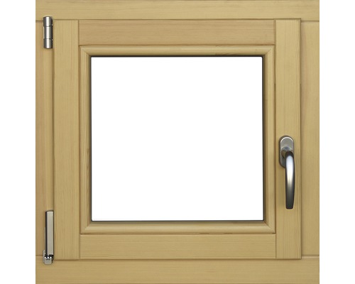 Holzfenster Kiefer lackiert 600x600 mm DIN Links
