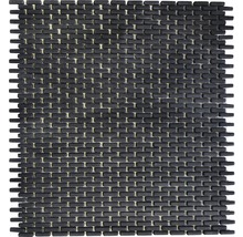 Glasmosaik CUBA B21B schwarz 27,5x29,7 cm-thumb-0