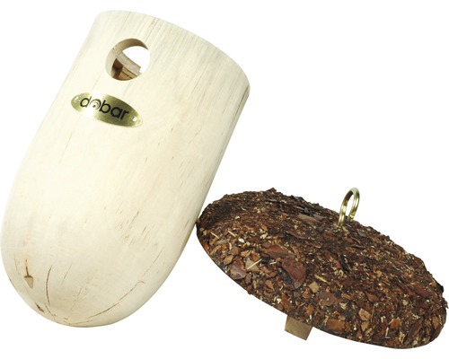 Dobar Futterglocke aus Holz für Gartenvögel