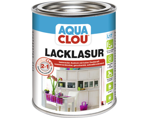 CLOU AQUA Lacklasur L17 farblos 750 ml