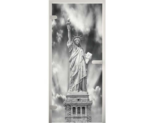 Türposter mit Freiheitsstatue Motiv