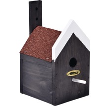 Dobar Vogelhaus aus Holz mit Bitumendach und Anflugstange