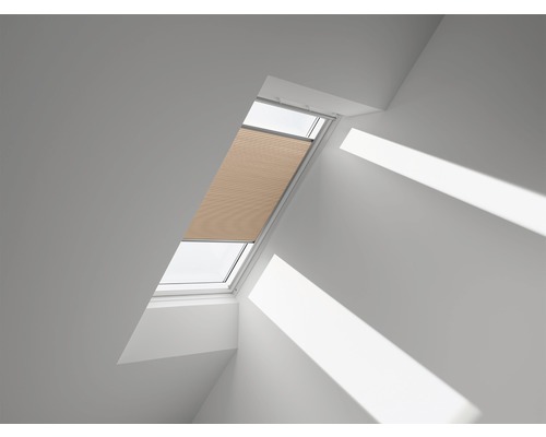 VELUX Wabenplissee uni goldbeige manuell FHC UK04 1049S