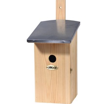 Holz-Nistkasten mit Metalldach