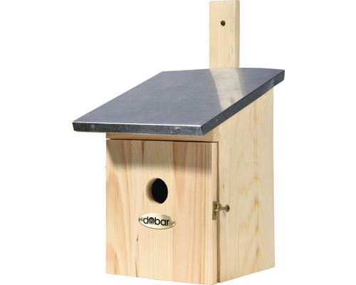 Holz Nistkasten mit Metalldach