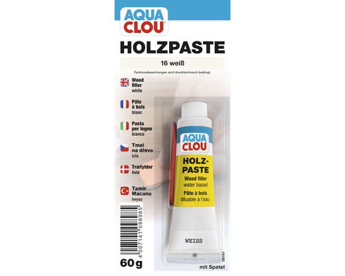 Clou Holzpaste weiß 60 g