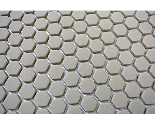 Mosaikfliese in sechseckiger Form