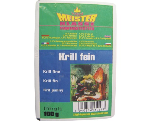 Sawa Meister Klasse Feinfrostfutter Krill fein 100 Gramm
