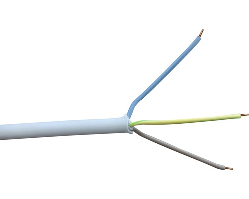 50m Mantelleitung Stromkabel NYM-J 3 x 1,5 Grau Elektrokabel Kabel