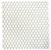 Mosaikfliese mit sechseckigen Elementen
