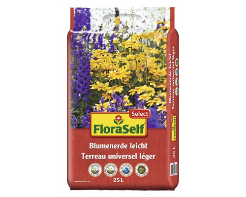 Blumenerde FloraSelf Select Leicht 25 L