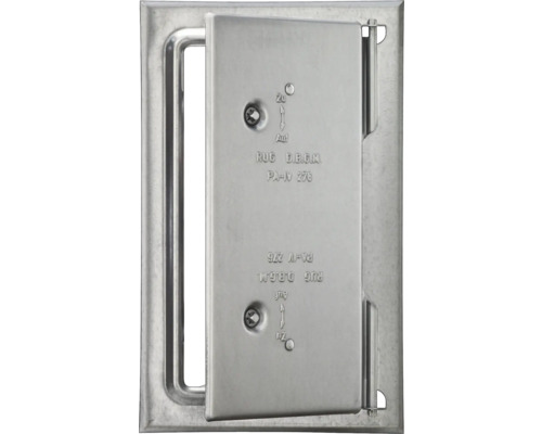 Revisionsklappe aus Metall mit Drehverschluss