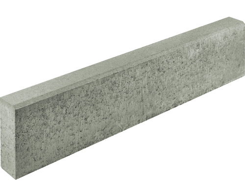 Beton Tiefbordstein grau einseitig gefast 100 x 8 x 20 cm