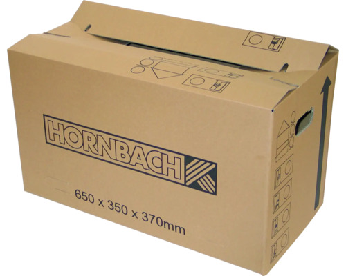 Cargo Point Umzugskarton HORNBACH 650 x 370 x 350 mm Pappe 84 l bis 30 kg