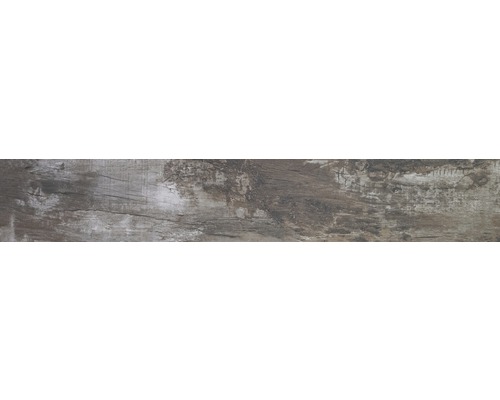 Feinsteinzeug Wand- und Bodenfliese Chalet Street blau 15 x 90 cm Fliesen in Holzoptik für den Innenbereich