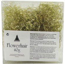 Goldfarbene Dekoration aus Kupferdraht in transparenter Verpackung