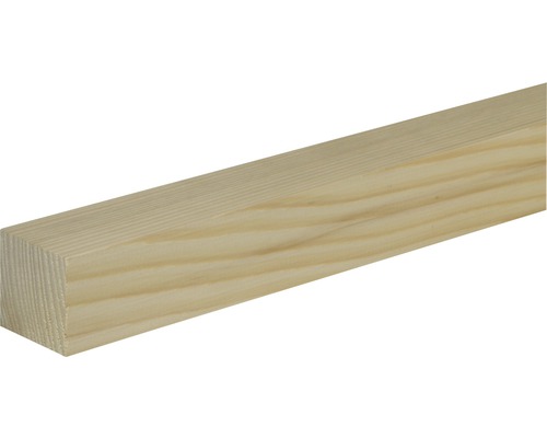 Konsta Quadratstab Fichte roh 2000 x 40 x 40 mm Holzlatte aus Nadelholz