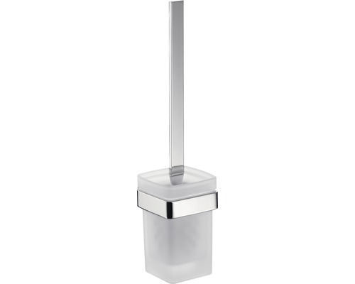 WC-Bürstengarnitur Emco Loft edelstahl/Kristallglas satiniert 051501600