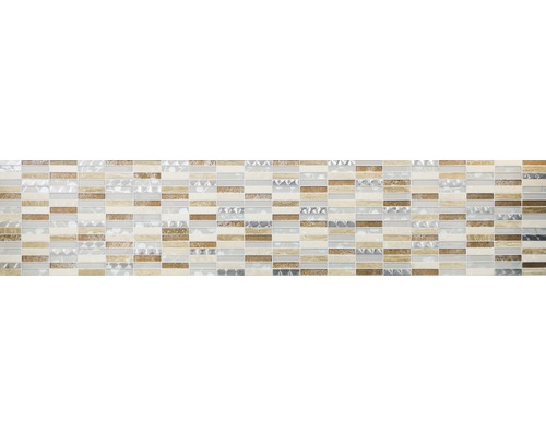 Mosaikfliesen aus Glas und Naturstein