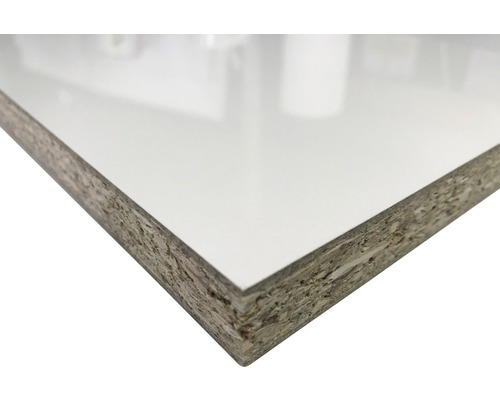 Spanplatte Schneeweiß hochglanz 8685MG 2800x2050x19 mm Spanplatte mit Beschichtung