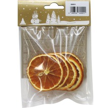 Verpackung getrockneter Orangenscheiben zur Dekoration