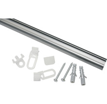 Aluminium-Vorhangschiene 13 mm Komplettset aluminium 250 cm-thumb-0