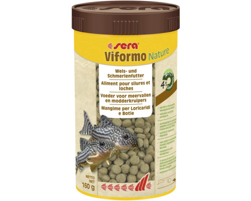 Futtertabletten sera Viformo Pleco Tabs 250 ml (160 g), Wels- und Schmerlenfutter Futtertabletten sera Viformo Pleco Tabs 250 ml (160 g), Wels- und Schmerlenfutter