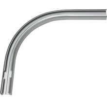 Gebogene Gardinenschiene aus Metall