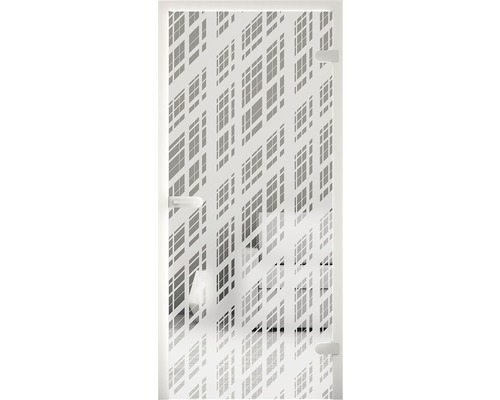 Duschkabine mit Muster