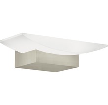 LED Wandleuchte 680 lm 3000 K HxL 10,5x20 cm Metrass nickel/matt/satiniert