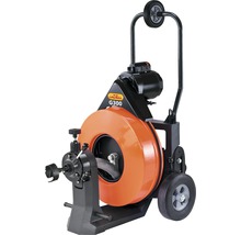 Rohrreinigungsmaschine mit Rädern