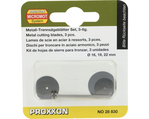 Proxxon Metalltrennsägeblätter Set, drei Stück