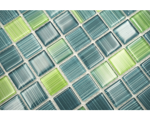 Quadratische Glasmosaikfliesen