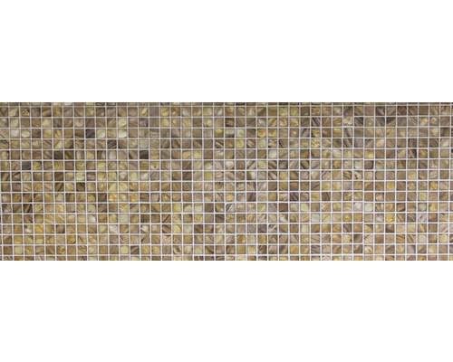 Mosaikfliese mit quadratischen, kleinen Steinen