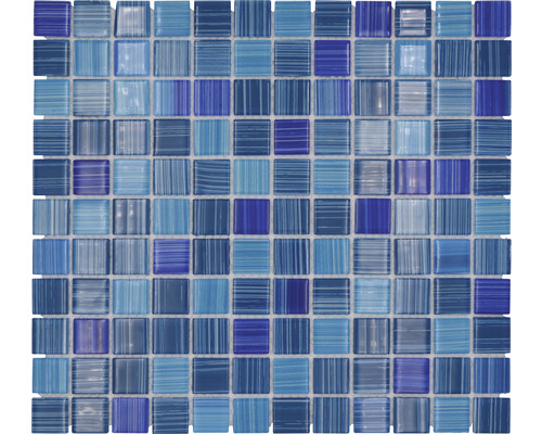 Glasmosaik CM 4285 blau 30,2x32,7 cm