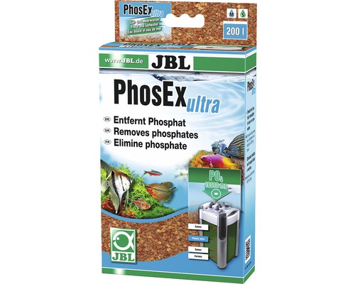Phosphatentferner JBL PhosEx Ultra JBL PhosEx ultra zur Phosphatentfernung für Süß- und Meerwasser, 200 Liter
