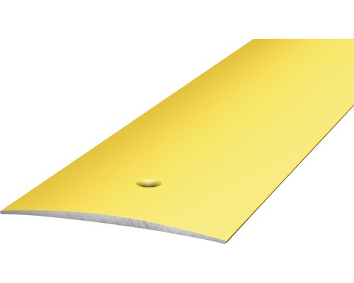 Prinz Übergangsprofil Alu gold gelocht 40 x 2700 mm Übergangsprofil aus Metall mit Bohrung