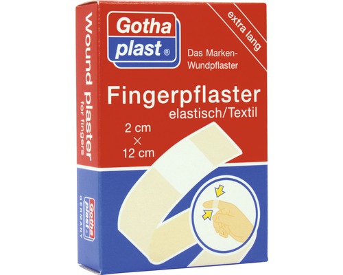 Fingerpflaster Gothaplast 2 cm x 12 cm, 10 St.