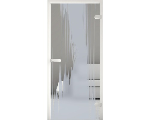 Glastür mit Design für Innenräume