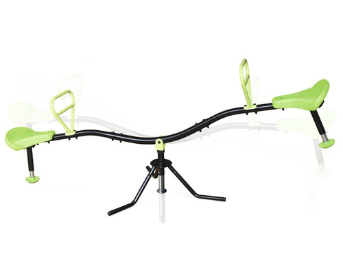 Wippe für den Aussenbereich mit Sitzen und Handgriffen