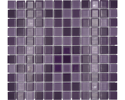 Glasmosaik CM 4888 mix lila 30,2x32,7 cm