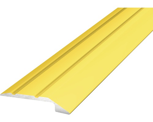 Prinz Abschlussprofil Alu gold selbstklebend 30 x 2700 mm Gelbes Übergangsprofil für Bodenbeläge