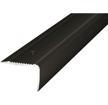 Treppenkantenprofil Alu bronze gelocht 30 x 20 x 2500 mm-thumb-0