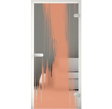 Glastür mit Dekor für den Innenbereich